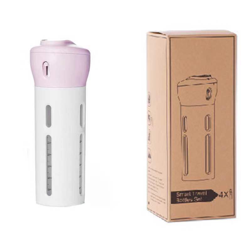 Ultimate 4-in-1 Leak-Proof Travel Bottle Set – Portable & TSA Approved Refillable Toiletry Dispenser