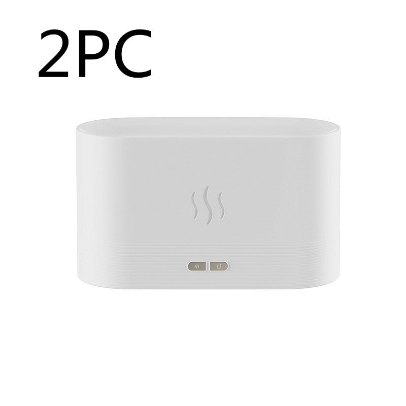 Flame Aroma Diffuser & Ultrasonic Mist Humidifier | Waterless Auto-Off