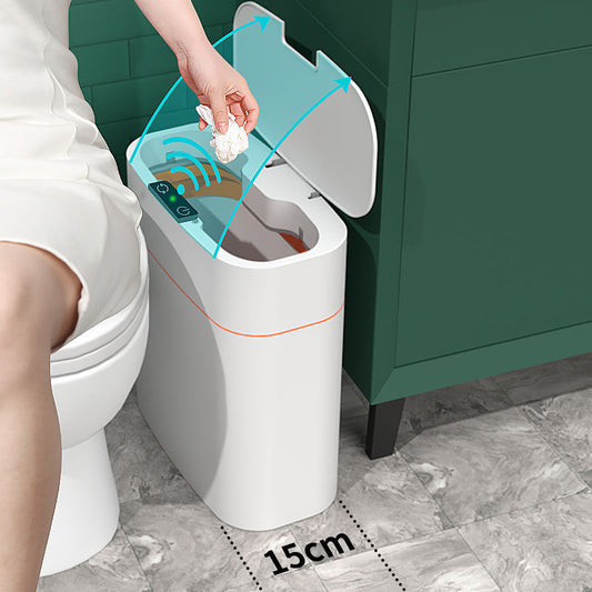 Smart Motion Sensor Trash Can: 13L/16L Automatic Waterproof Bin with UV Sterilization