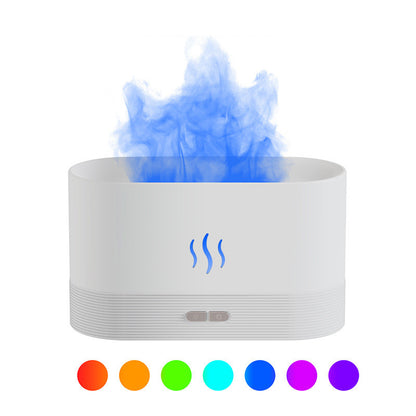 Flame Aroma Diffuser & Ultrasonic Mist Humidifier | Waterless Auto-Off