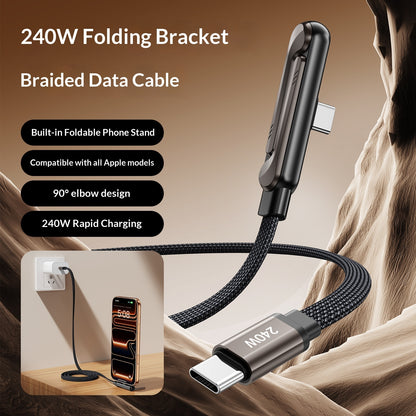 240W Super-Fast Multi-Function Phone Stand Charging Cable